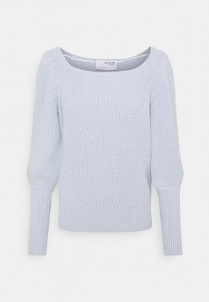 SLFKRYA SQUARE NECK EX - Jersey de punto - arctic ice
