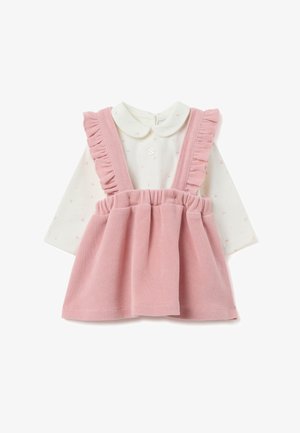 Jurk - pink white