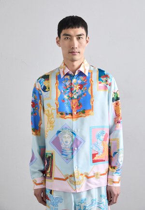 INFORMAL GALLERY - Shirt - pastel blue/pastel pink/multicolor