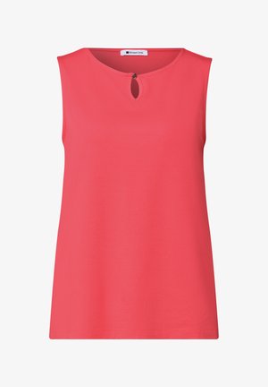 Street One, TOP MIT U-BOOT-AUSSCHNITT - Top - sunset red