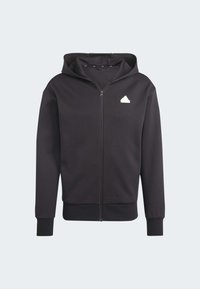 adidas Sportswear FUTURE ICONS BADGE OF SPORT FULL ZIP - Zip-up sweatshirt - black