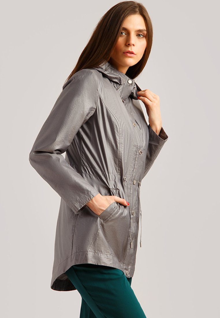 Damen Parkas | Finn Flare MIT TAILLENSCHNÜRUNG Parka grey/grau - KF88110 Damen Parkas | Finn Flare MIT TAILLENSCHNÜRUNG Parka grey/grau - KF88110