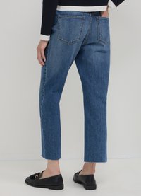 Calliope CROPPED  - Jeans a sigaretta - blu