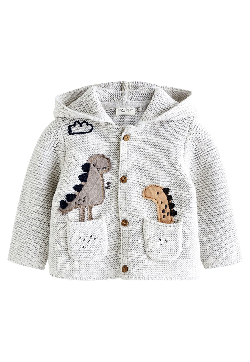 Next KNITTED BABY CARDIGAN Vest grey dino/grijs Zalando.be