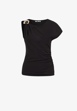 WE Fashion, T-shirt imprimé - black