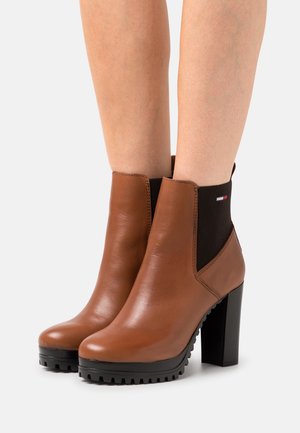 Tommy Jeans, Bottines - cognac