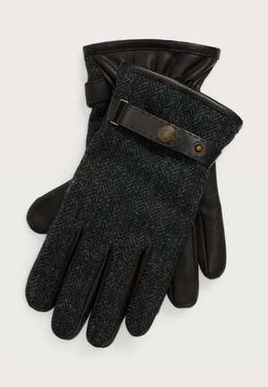 CASHMERE-LINED WOOL & SHEEPSKIN GLOVES - Guanti - black/ charcoal