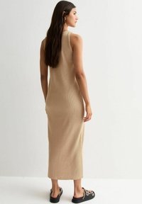 New Look RACER MIDI - Gebreide jurk - stone