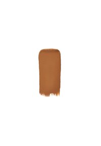 Fondotinta liquido color tan in una macchia rettangolare con una texture liscia e uniforme e finish opaco, posizionato su uno sfondo bianco.