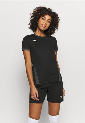 TEAM GOAL - T-Shirt sport - black/asphalt