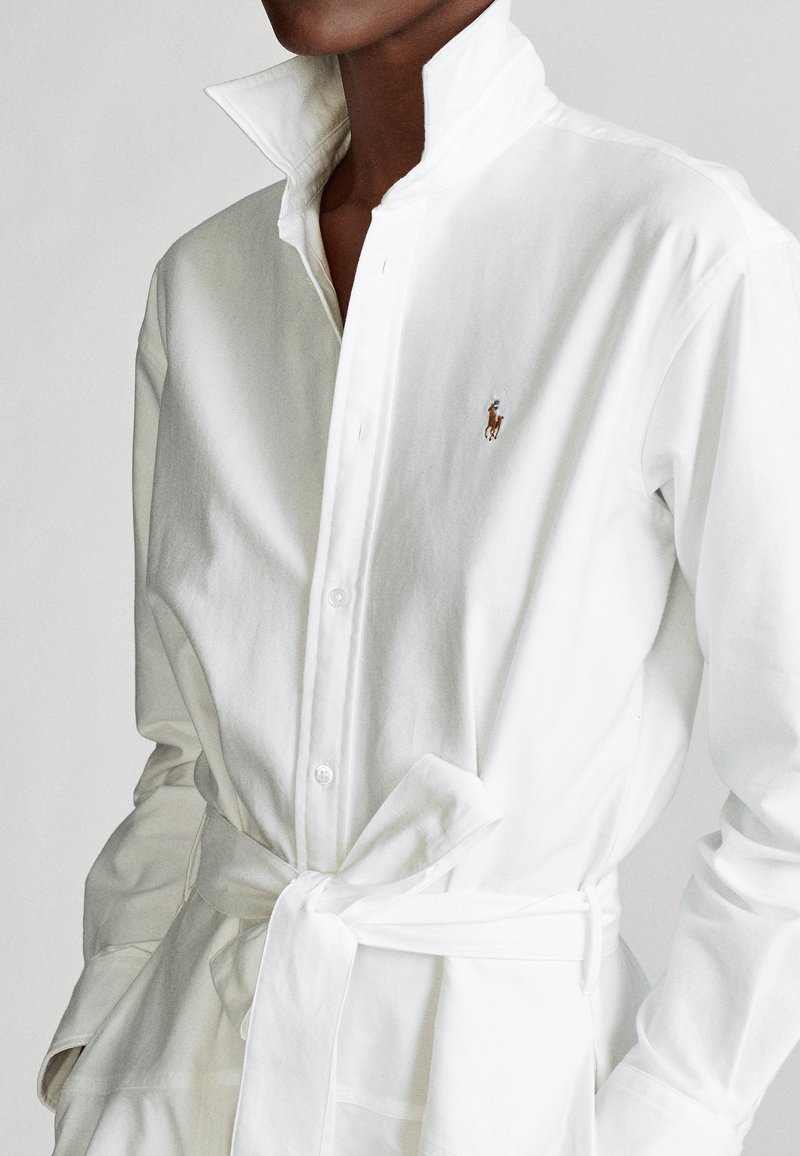 Monteur Incubus Vaak gesproken Polo Ralph Lauren LONG SLEEVE CASUAL DRESS - Blousejurk - white/wit -  Zalando.nl