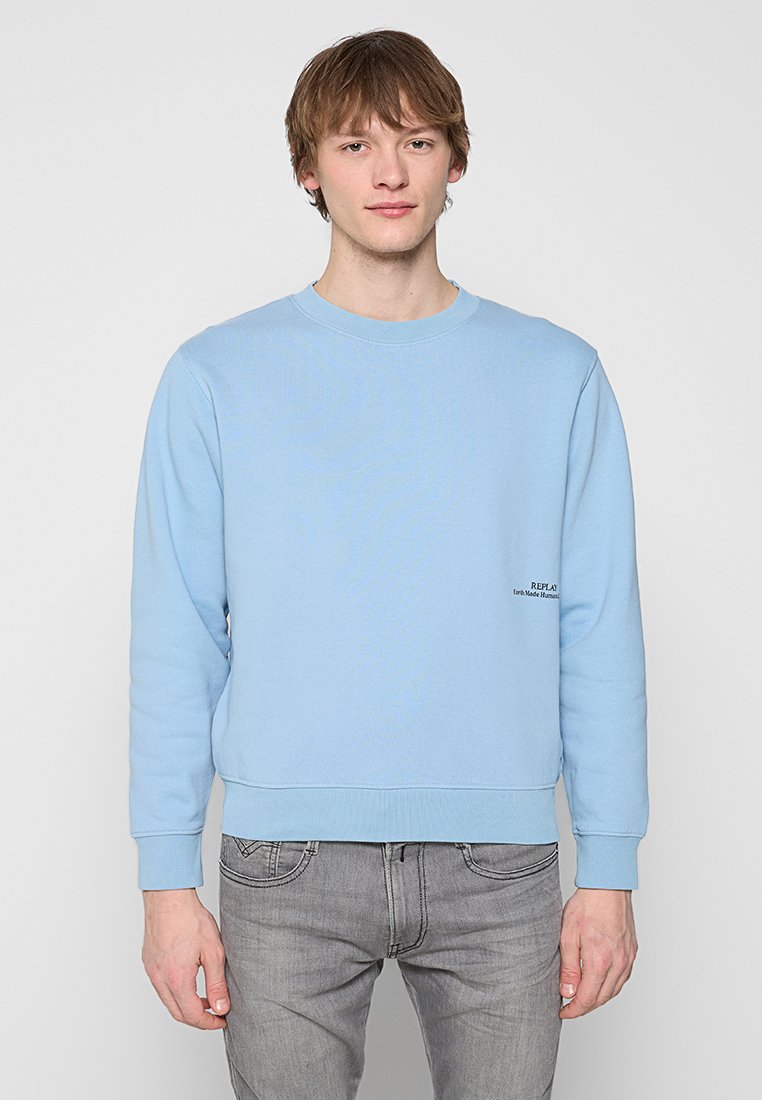 Replay Sweater lichtblauw