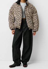 Bershka Giacca invernale - black
