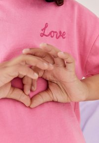 Next 2 PACK SET REGULAR FIT - Nachtwäsche Set - pink white confetti heart