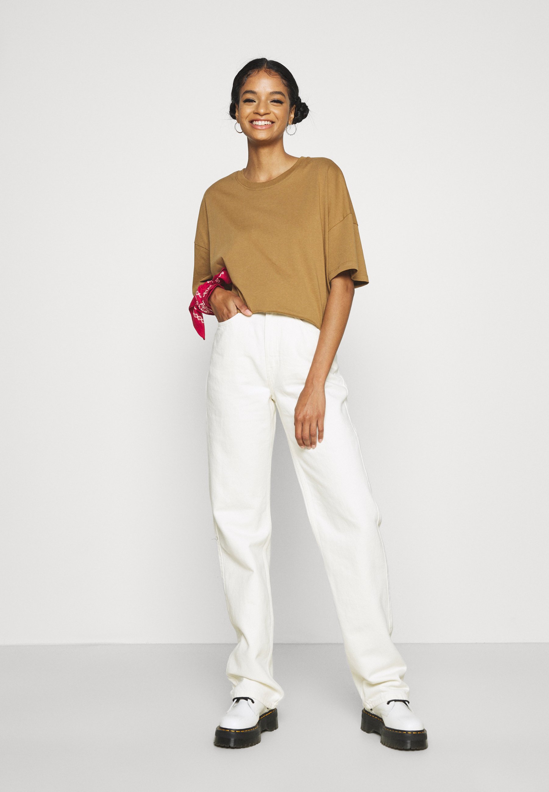 Weekday ROWE - Jeans baggy - white/bianco - Zalando.it