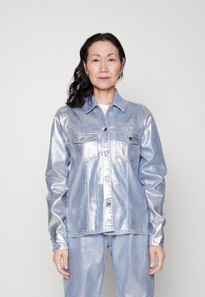 SIGRID SHIRT - Button-down blouse - shimmer blue