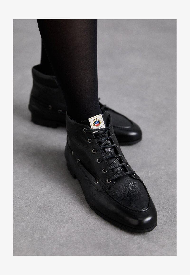 Bally PLUME - Lace-up ankle boots - black