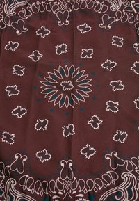 Urban Classics BANDANA UNISEX 2 PACK - Selyemkendő - cherry teal