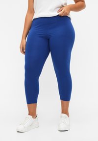 Zizzi - 3/4-LENGTH  - Leggings - monaco blue Miniatyrbild 1