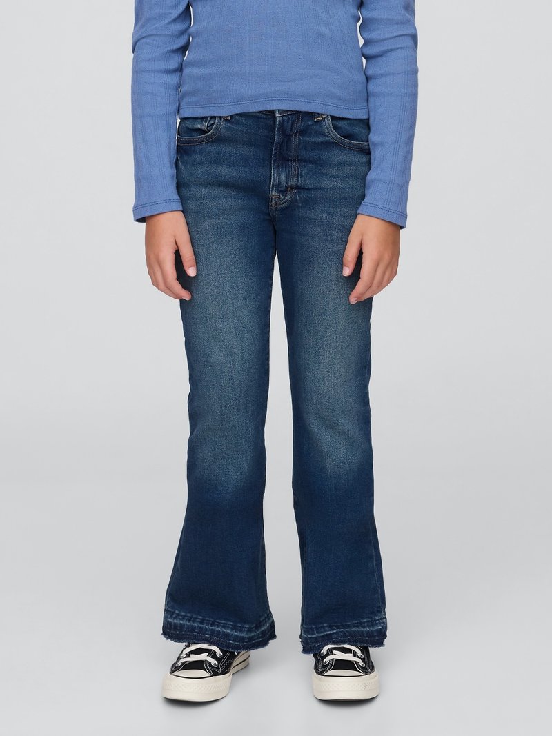 Lot De 2 Jeans Enfant Gap Taille 6, Bleu Et Noir, Coupe Ample Denim Usé