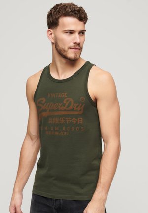 Superdry VINTAGE LOGO HERITAGE - Top - surplus goods olive green