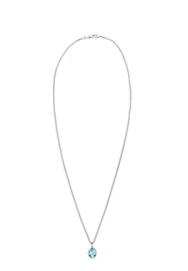 GEO OVAL - Halskette - hellblau