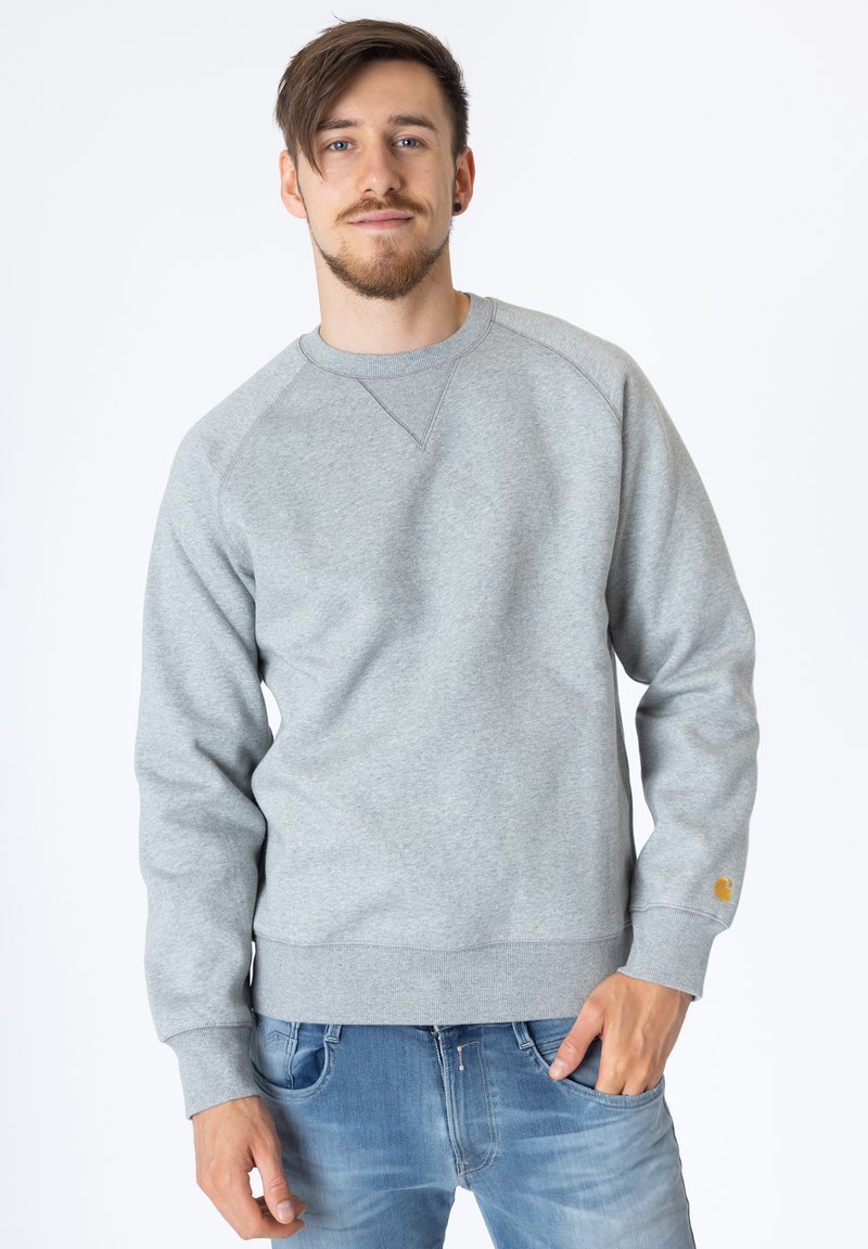 Carhartt WIP CHASE - Sportska majica - ash heather