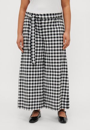 FINIRE - Broek - nero/bianco