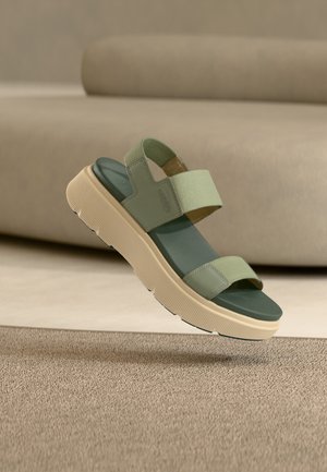 Keen ELLE MILA BACKSTRAP - Sandales à plateforme - green