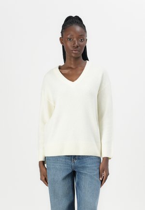 VMILSE V NECK PULLOVER - Strickpullover - melange
