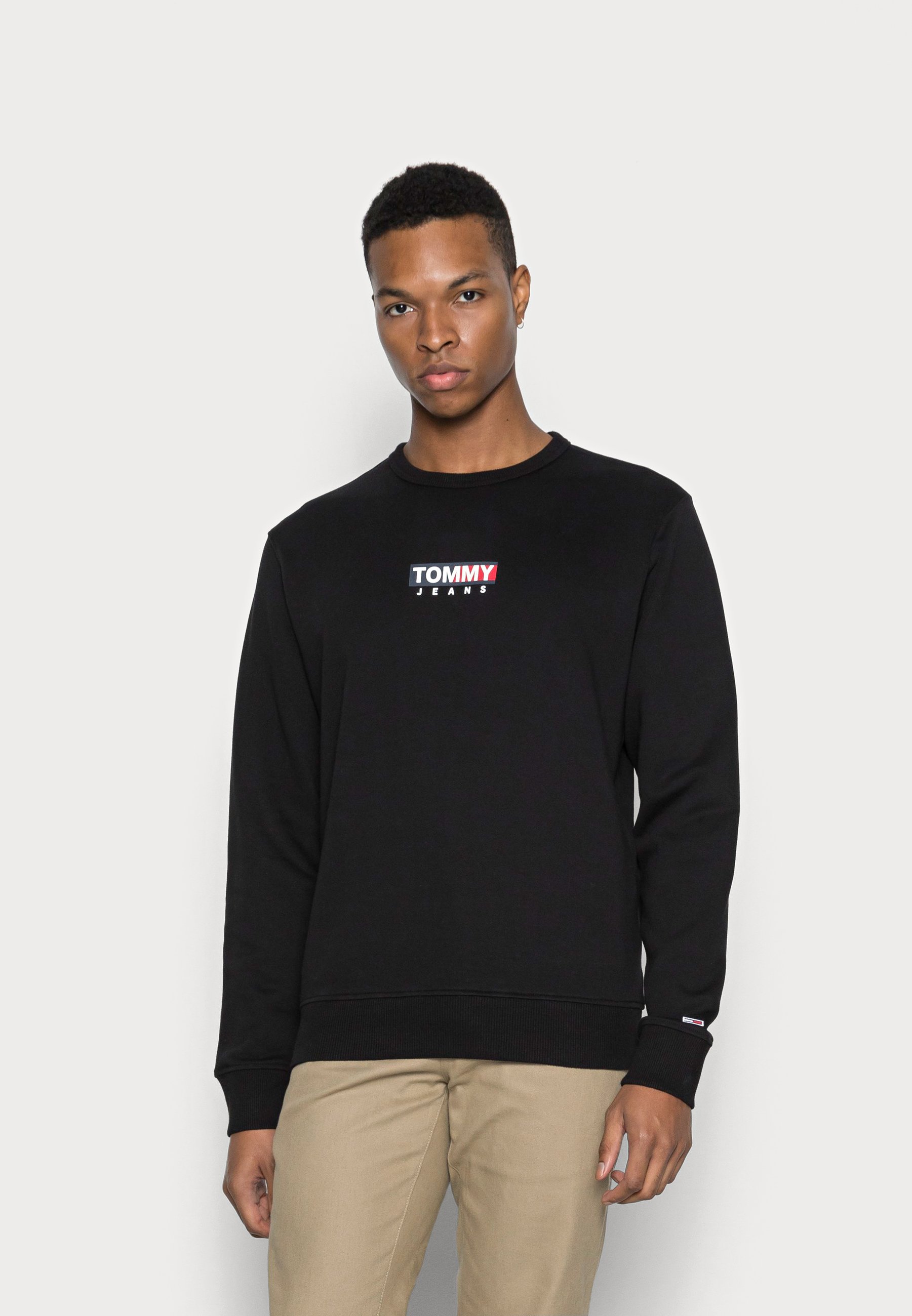 Black tommy jeans sweatshirt Clearance