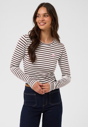 Kaffe, LIDDY - T-shirt à manches longues - chalk fudge-wild rose heart