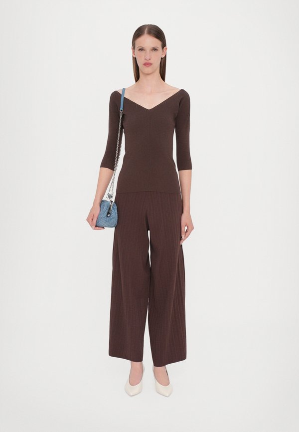 SUPERBO - Trousers - cioccolato3