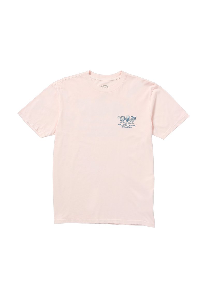 Billabong T-shirt print donkerroze