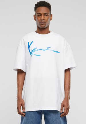 WATER SIGNATURE TEE - Majica kratkih rukava s printom - white