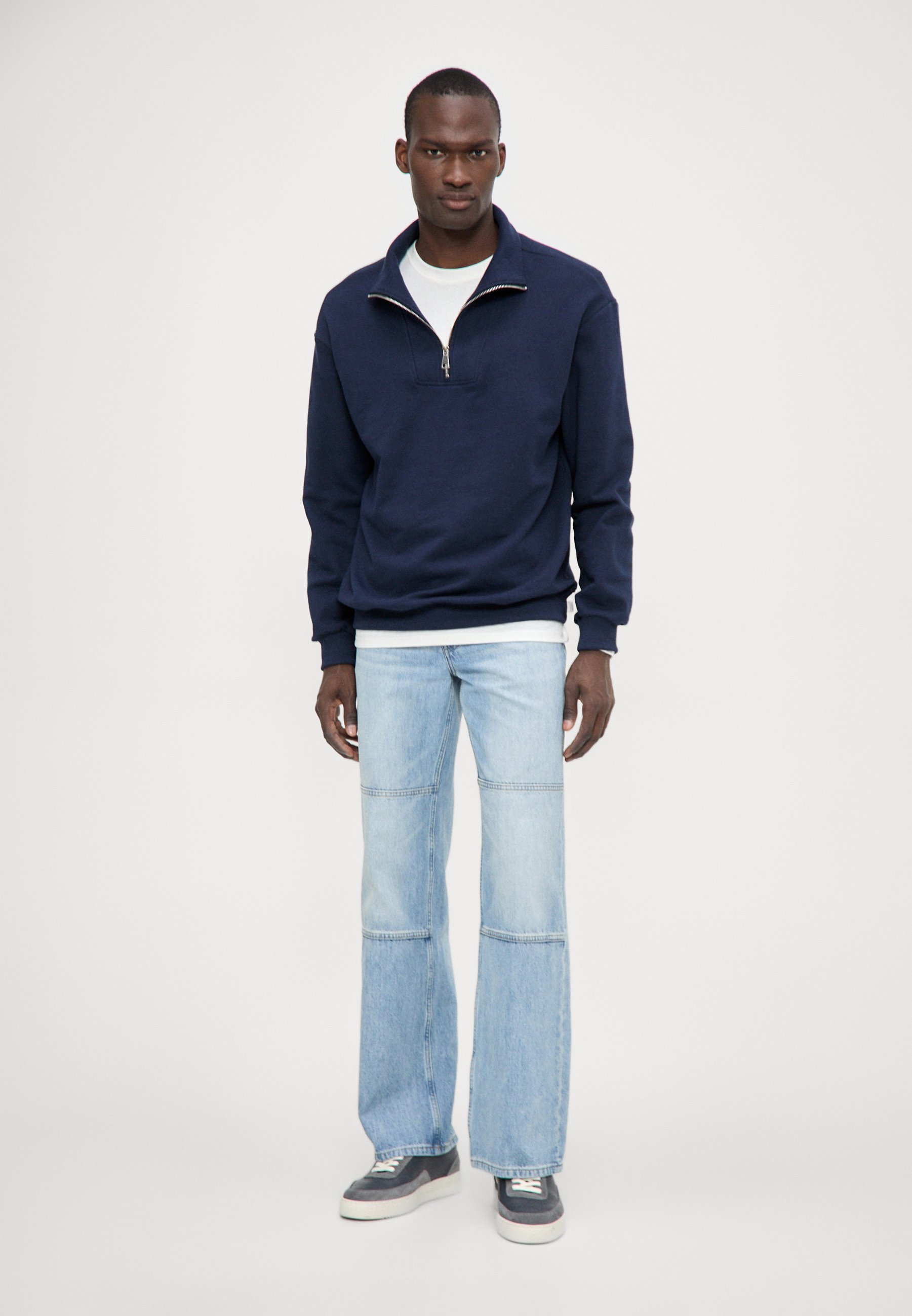 Essential Collective HALF ZIP - Sweatshirt - navy/dark blue