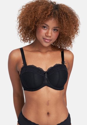SugarShape, trägerloser/variabler BH - black