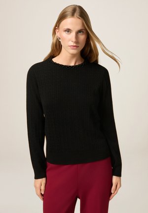 MAGLIA GIROCOLLO  - Jersey de punto - nero