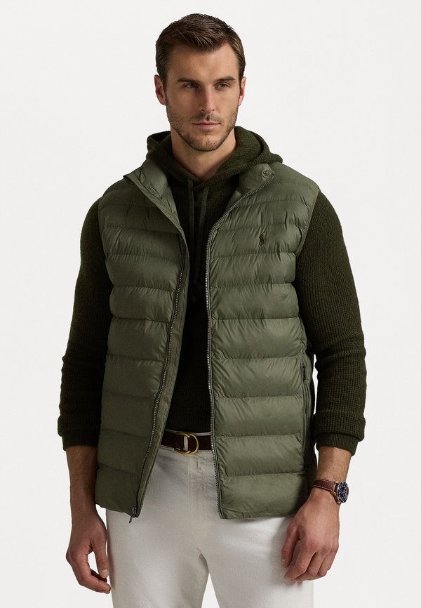 THE COLDEN PACKABLE VEST - Waistcoat - cruise olive