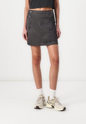 VINTAGE MINI SKIRT - Jeansskjørt - vintage grey