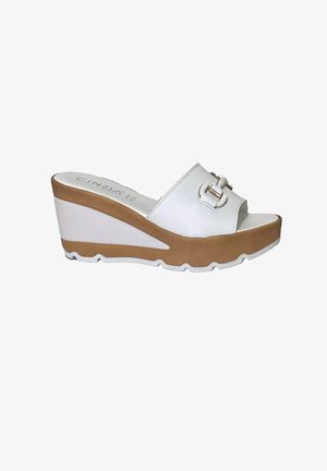 Cinzia Soft, CINZIA SOFT - Ciabattine con tacco - bianco