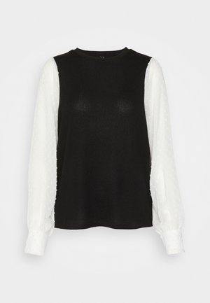 ONLY, ONLAISSHA MIX - Pullover - black/cloud dancer