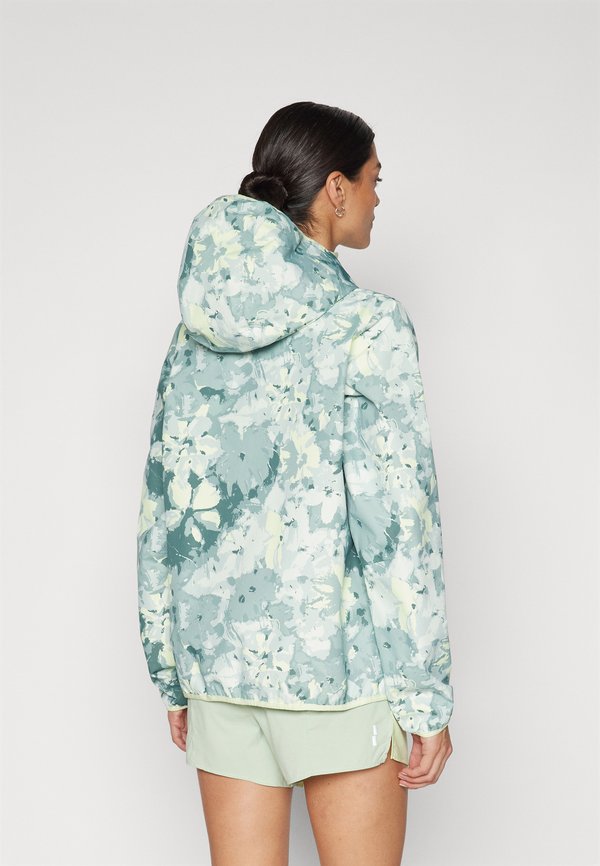 GRAPHIC RAIN JACKET - Waterproof jacket - eucalyptus3