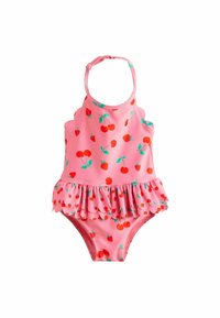 Next Badedragt - red pink cherry