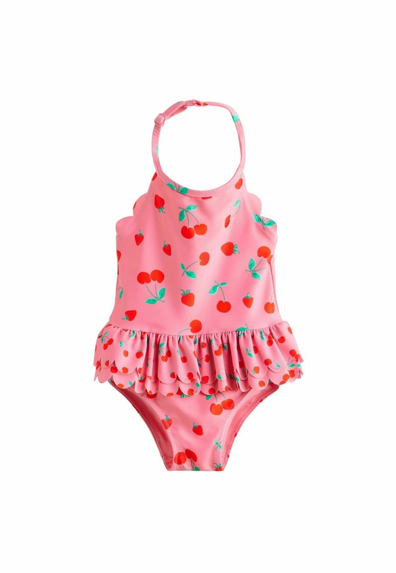 Next Badedragt - red pink cherry
