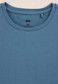 WE Fashion MET RONDE HALS - Paprasti marškinėliai - blue