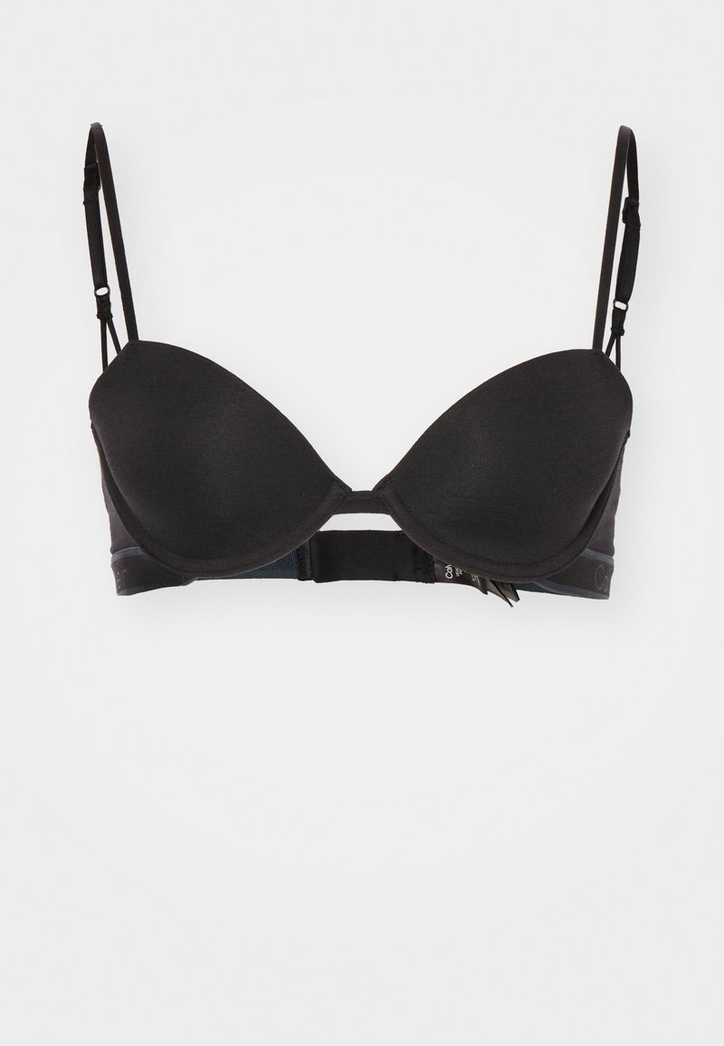 Calvin Klein Underwear TONAL LOGO - Underwired bra - black/ink/black ...