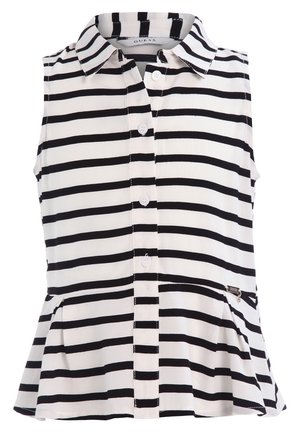 Overhemdblouse - black/white