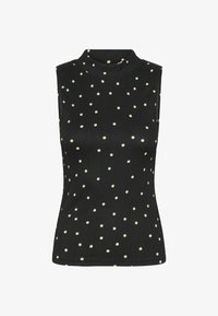 Ausgewählt, black deep w sandshell dots