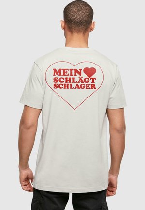 HERZ - Print T-shirt - lightasphalt